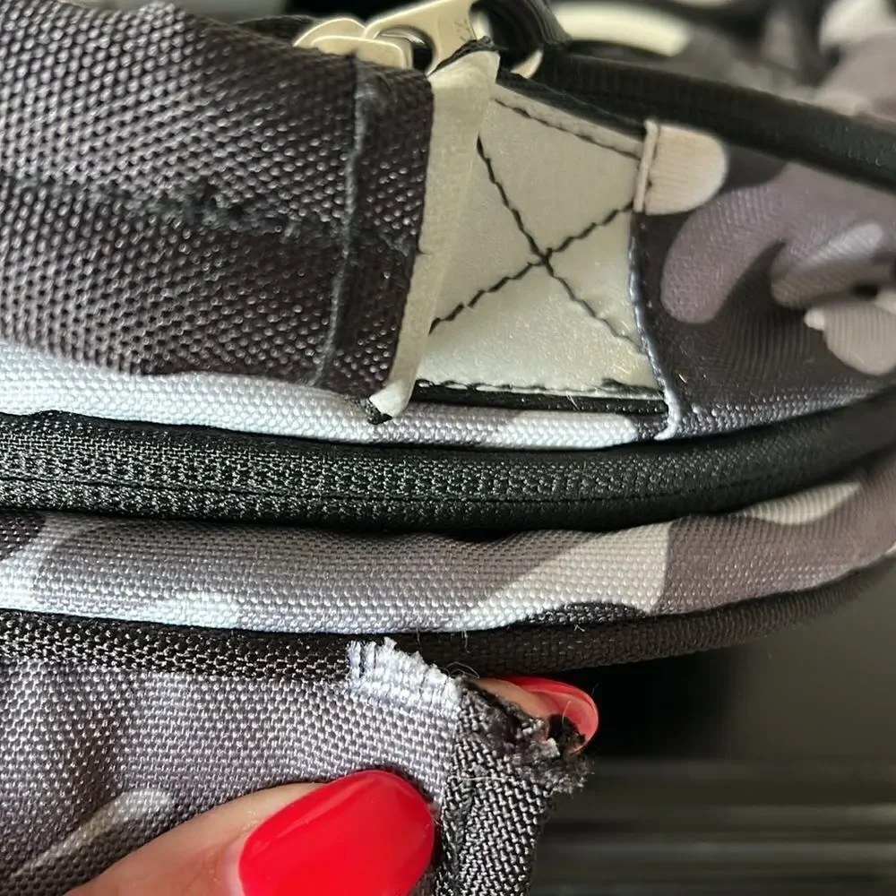 Pottery Barn Kids Mackenzie Gray Classic Camo Reflective Backpack